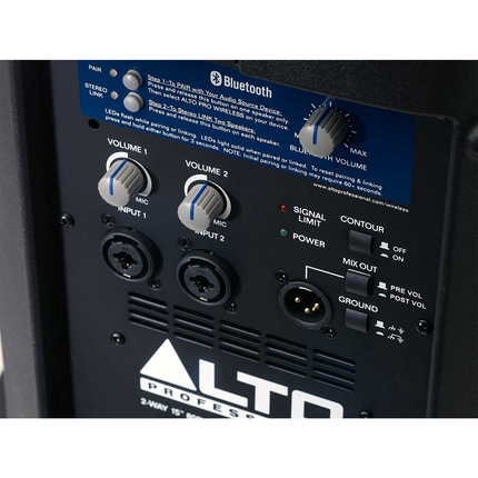 Alto Professional TS115W 15" Deluxe Active 2-Way PA Loudspeaker with Bluetooth Connectivity