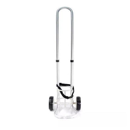 Aluminum Trolley for 48 CFT Cylinder | Portable Oxygen Cylinder Trolley