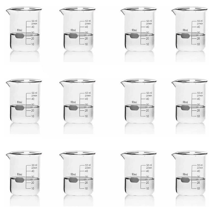 50ml Low Form Thick Borosilicate Glass Beaker