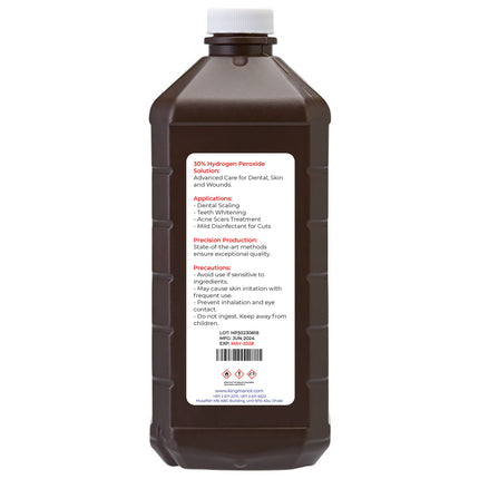 Pack of 30% Hydrogen Peroxide Solution 500ml