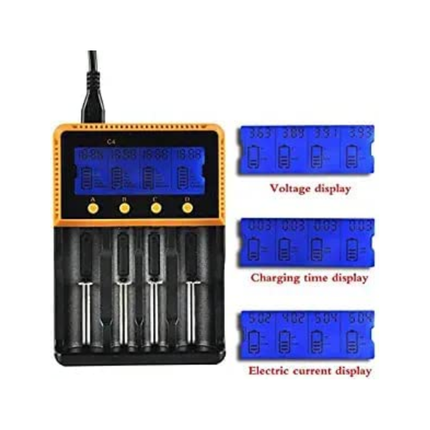 4 Slot Universal Battery Charger