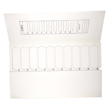 Standard Microscope Slides with Lid and Dividers