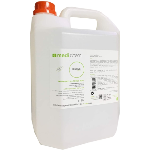 Cibarub Alcohol Isopropyl 70% Solution 5L