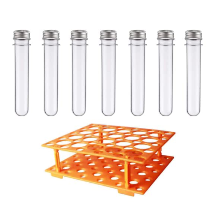 Clear Test Tubes with Test Tube Rack β Vision International Medical ...