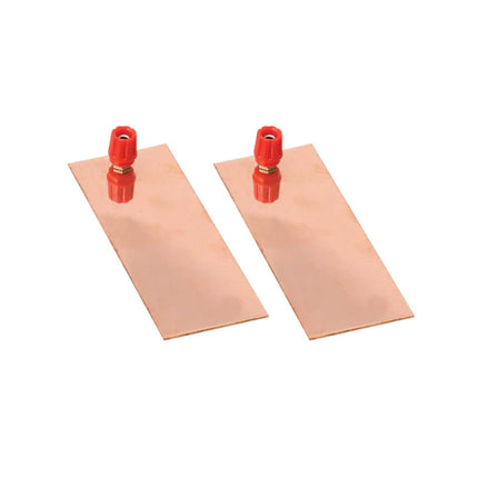 Pack of 2 | Copper Electrodes | Size: 100x50x3mm