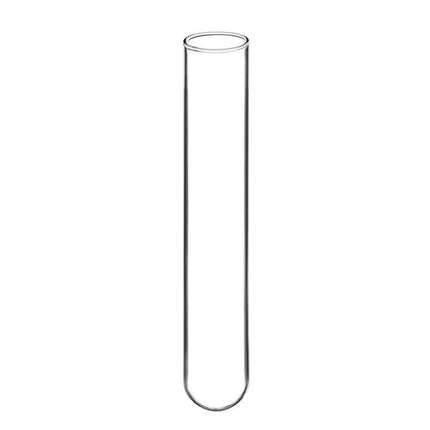 Pack of 20 Heavy-Duty Borosilicate 3.3 Cylindrical Glass Test Tube | Vol. 3ML | 75mm Length x 10mm Diameter