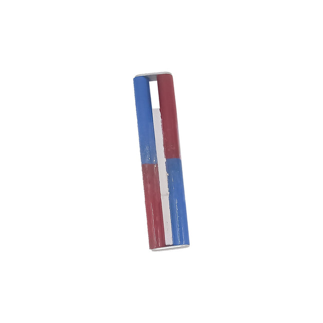 Set of 2 Cylinder Magnets | Painted Red and Blue