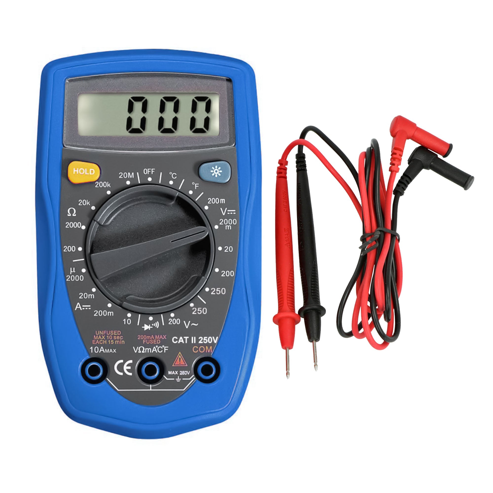 Portable Digital Multimeter | 3 1/2 Digit LCD Display – Vision ...