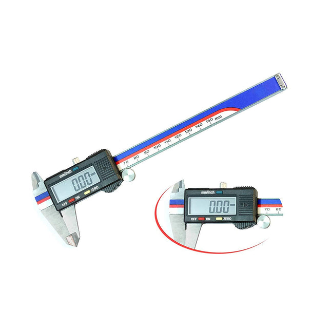 Digital Vernier Caliper | 150mm/6-Inches | LCD Display