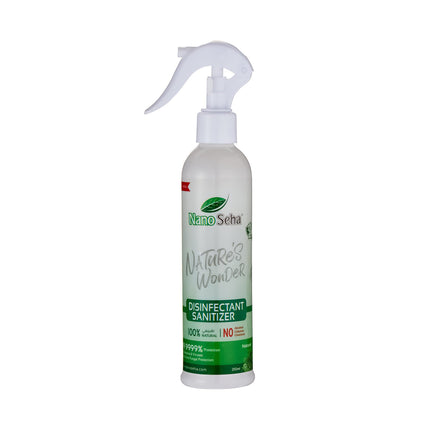 Nano Seha Non-Alcoholic Disinfectant Hand Sanitizer Spray Aloe Vera | 100% Natural, Plant-Based and Biodegradable Ingredients