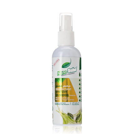 Nano Seha Non-Alcoholic Disinfectant Hand Sanitizer Spray Aloe Vera | 100% Natural, Plant-Based and Biodegradable Ingredients