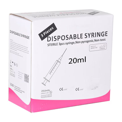 Disposable Syringe 20ml With 21g x 1 1/2"