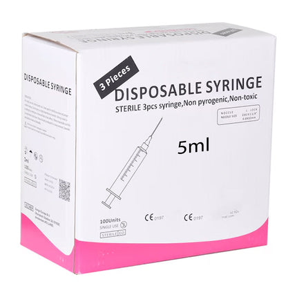 Disposable Syringe 5ml With 23g x 1 1/4"