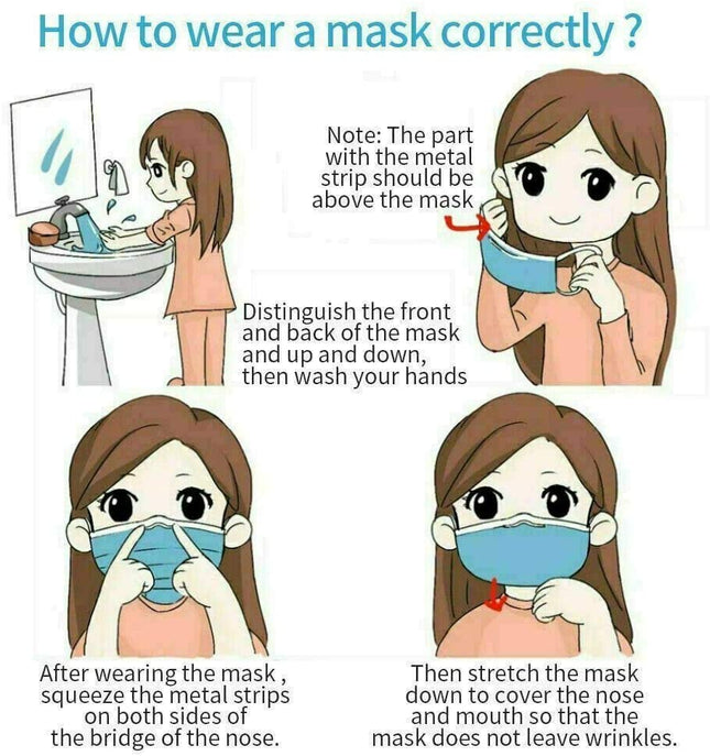 Disposable Face Mask 3-Ply Protection