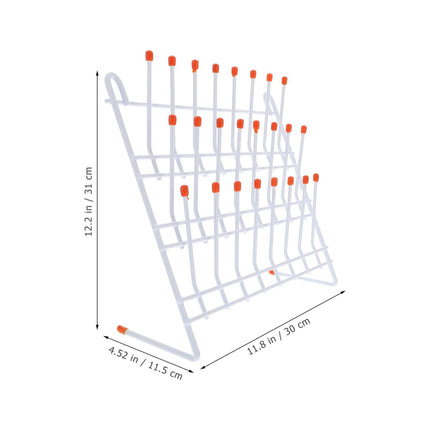 Drip Rack Beaker Drying Rack | Metal Material