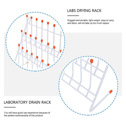 Drip Rack Beaker Drying Rack | Metal Material