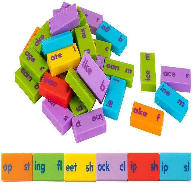 Blends & Digraphs Phonics Dominoes, Set of 84 Dominoes