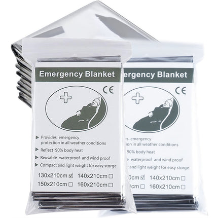 Emergency Foil Blanket | Size 130x210cm | Thermal Insulation for Outdoor Rescue