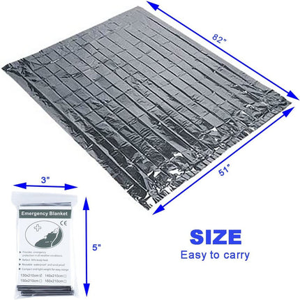 Emergency Foil Blanket | Size 130x210cm | Thermal Insulation for Outdoor Rescue