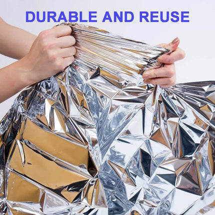 Emergency Foil Blanket | Size 130x210cm | Thermal Insulation for Outdoor Rescue