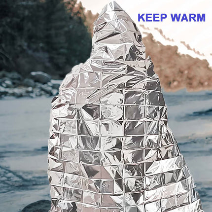 Emergency Foil Blanket | Size 130x210cm | Thermal Insulation for Outdoor Rescue