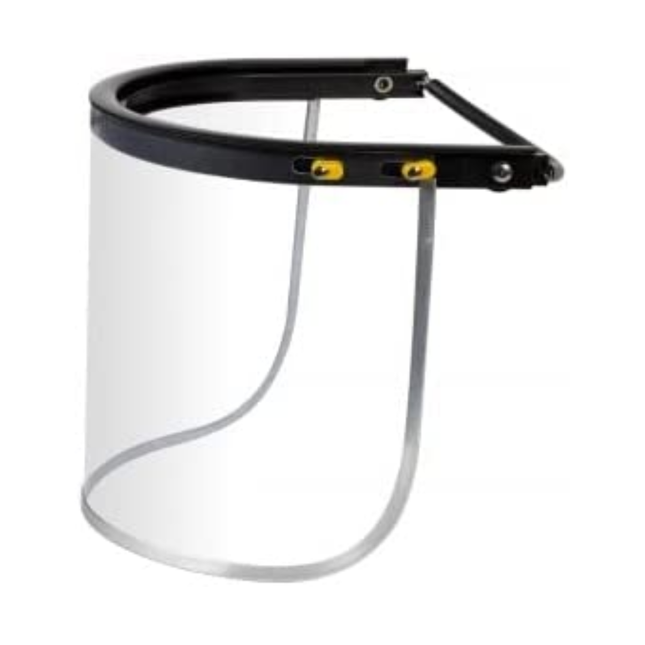 Heavy Duty Face Visor with Bracket Protection Kit Aluminum Frame