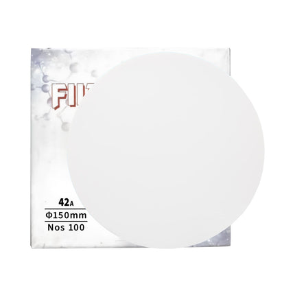 Filter Paper | Grade 42 A | Circular Shape | Size: 150 MM | 100 Nos