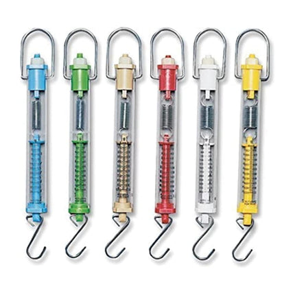 Set of 6 Force Meter Newton Force Meter Spring Scale