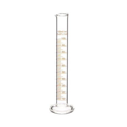 1Pcs | Graduated Glass Cylinder | 100ml Capacity