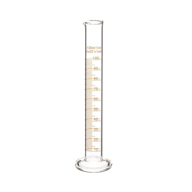 1Pcs | Graduated Glass Cylinder | 100ml Capacity