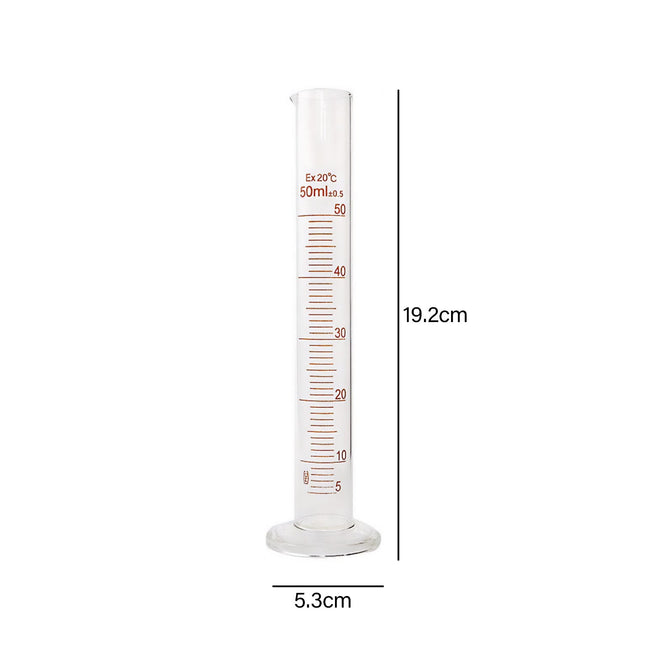 1Pcs | Measuring Cylinder | 50ML Capacity