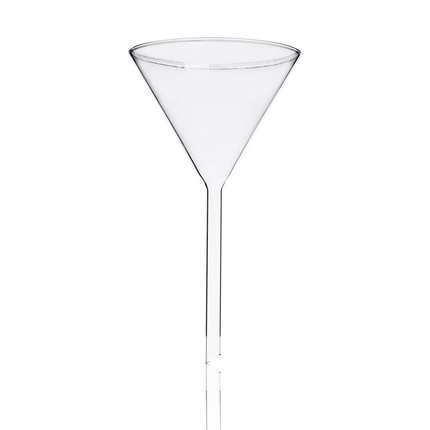 1pcs Heavy-Duty Borosilicate 3.3 Glass Funnels, 150mm Outer Diameter