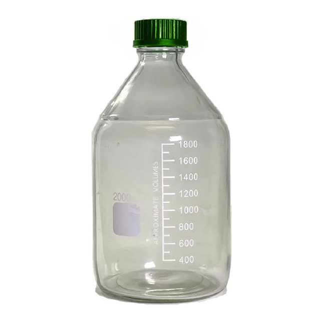 2000ml Glass Round Storage Reagent Bottle