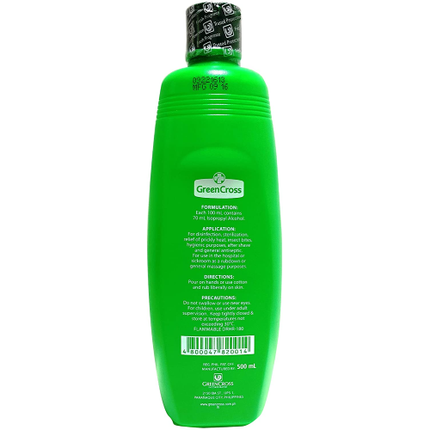 Green Cross Isopropyl Alcohol 70% Solution 500mL