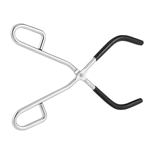 10.2 Inches Chrome Plated Beaker Tongs with Rubber Coated Jaws