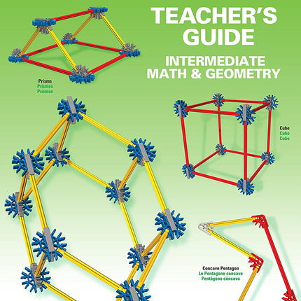 K'NEX Education Stem Intermediate Math and Geometry Building 920 Piece Set