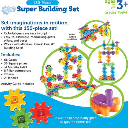 Learning Resources Gears! Gears! Gears! Super Building Toy Set