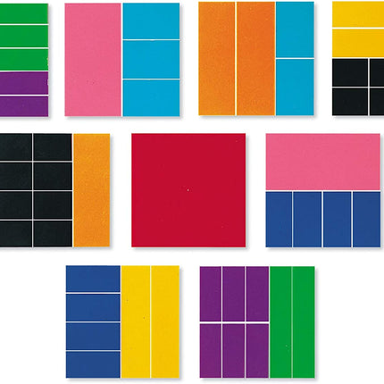 Learning Resources Deluxe Rainbow Fraction Squares