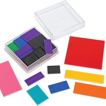 Learning Resources Deluxe Rainbow Fraction Squares