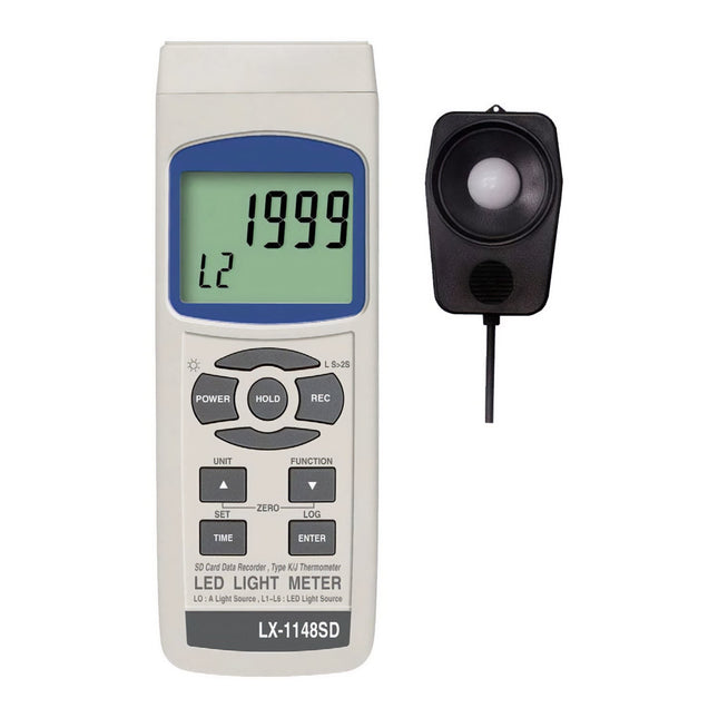 LX-1148SD LED Light Meter | Auto Range