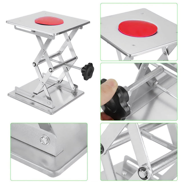 Scientific Lab Jack Lifting Stand | Dimensions 200mm x 200mm x 270mm