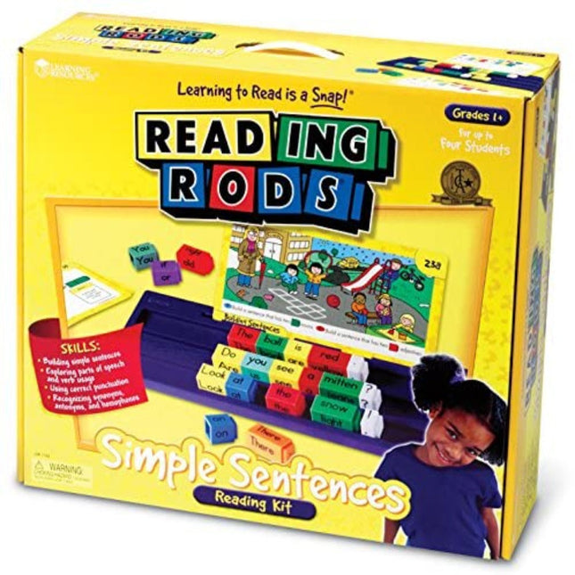 Learning Resources Reading Rods Sentences Kit