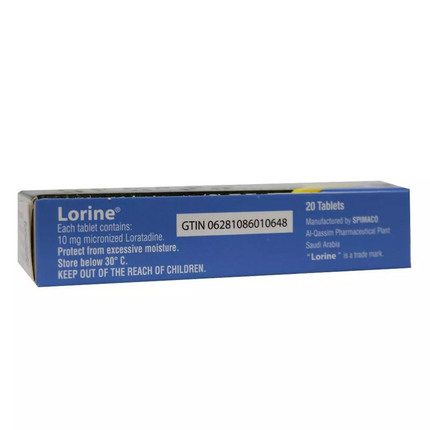 Lorine 10MG Tab 20's