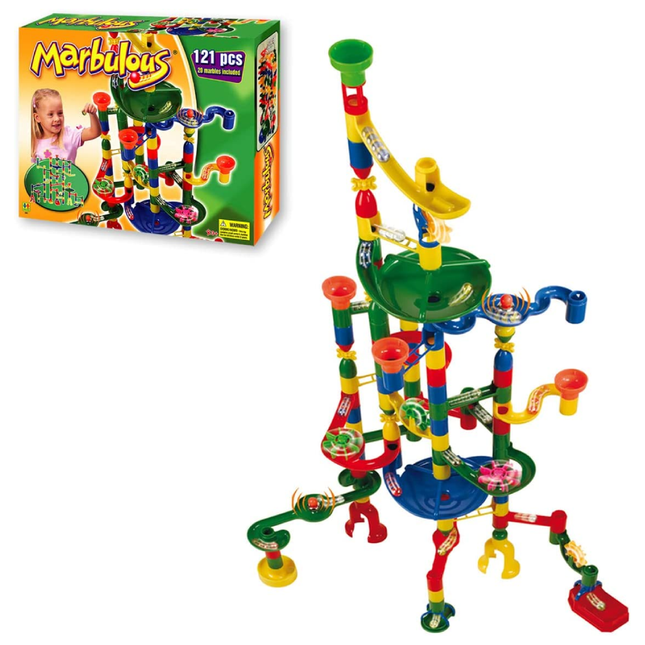 Marbulous Marble Run Set of 121 Pcs