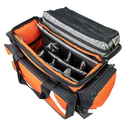 Heavy Duty Medical Emergency Supplies Trauma Bag Multiple Compartments