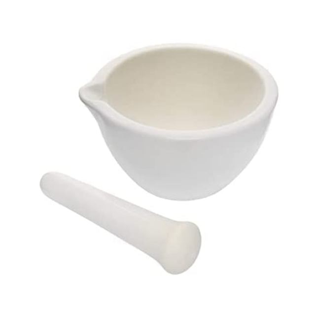 Mortar & pestle porcelain 50ml