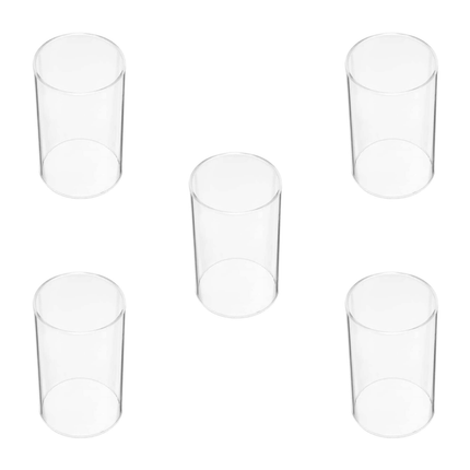 Pack of 5 Glass Diffusion Tube | 24mm Diameter x 42mm Length