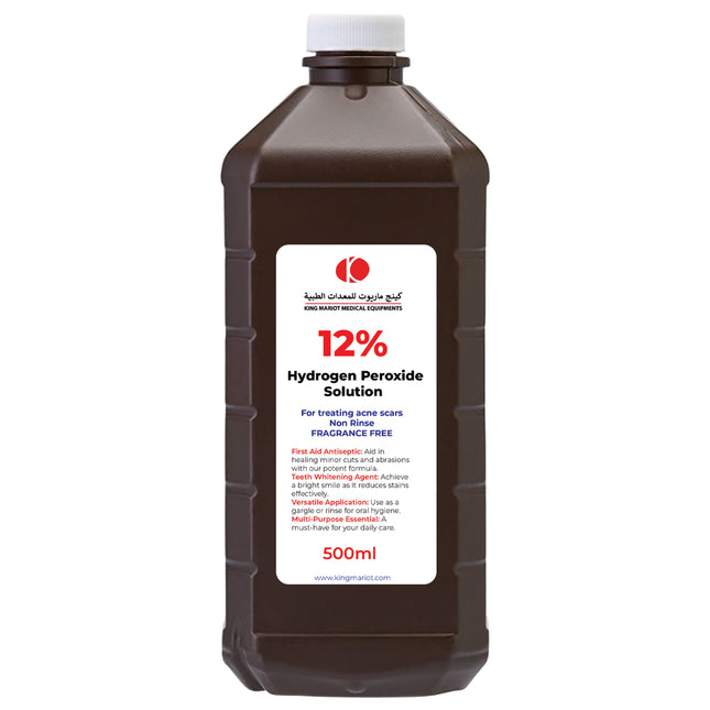 Pack of 12% Hydrogen Peroxide Solution 500ml