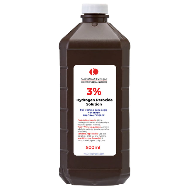 Pack of 3% Hydrogen Peroxide Solution 500ml