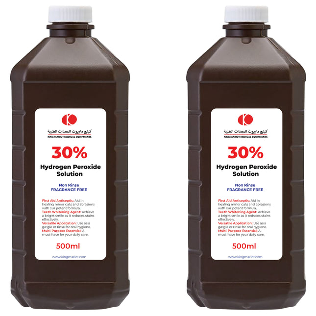 Pack of 30% Hydrogen Peroxide Solution 500ml